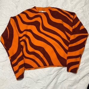 Zara Jacquard Knit Sweater